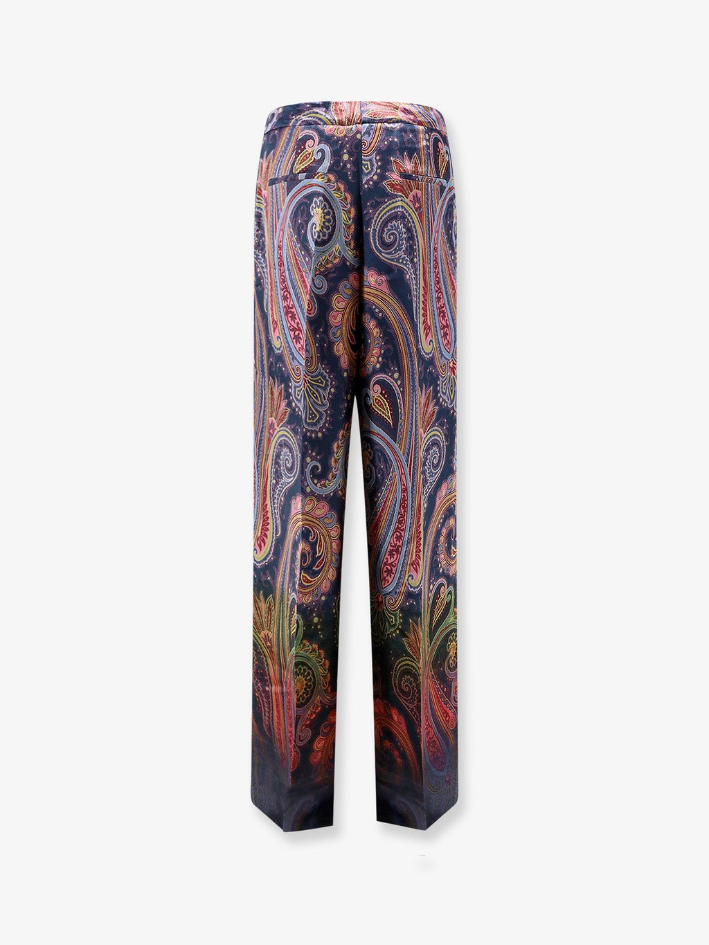 Wide-leg trousers with paisley pattern 2