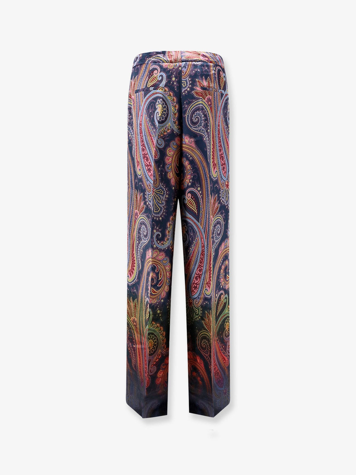 Wide-leg trousers with paisley pattern 2