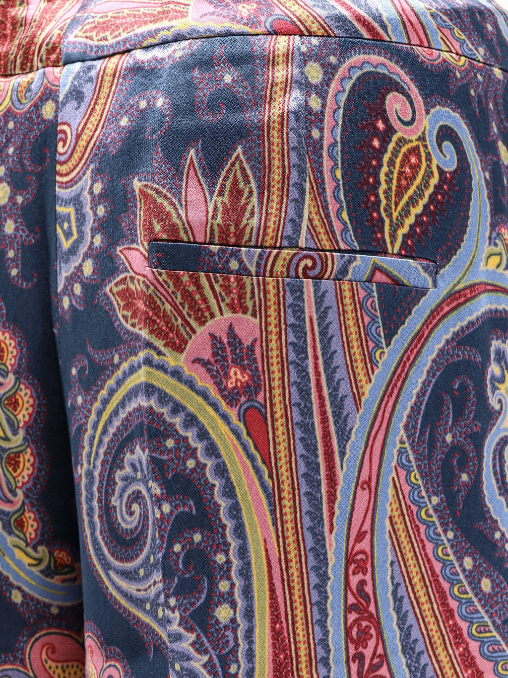 Wide-leg trousers with paisley pattern 3