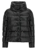 Wide neck down jacket