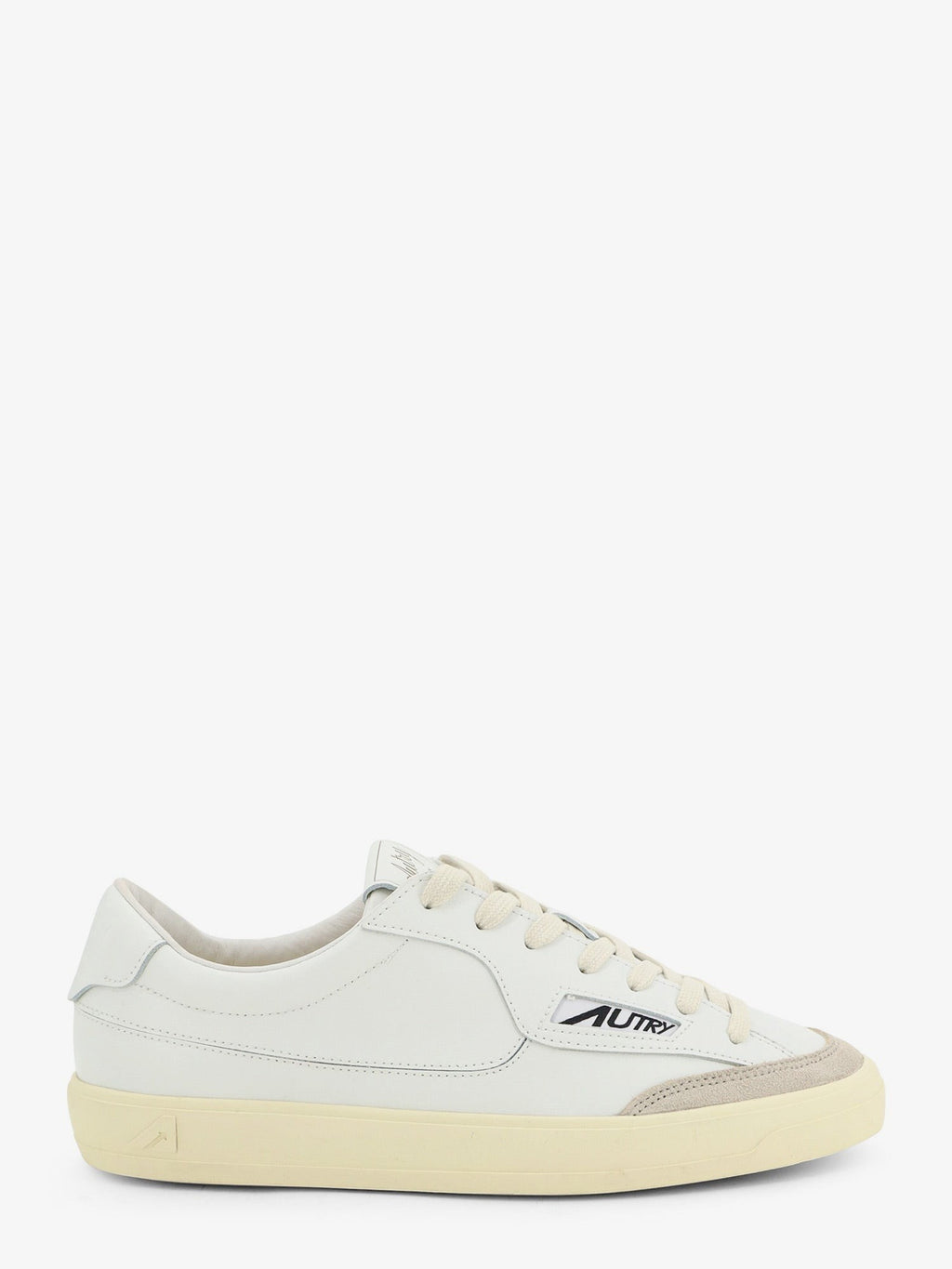 Windscape leather sneakers with suede insert