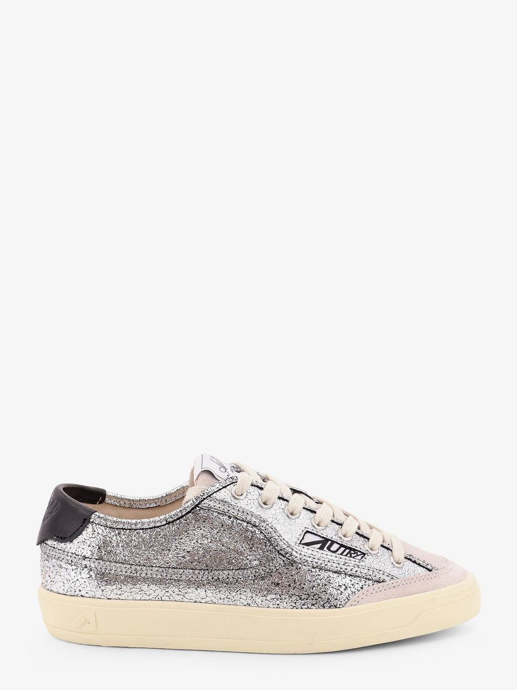 Windscape Low silver leather sneakers