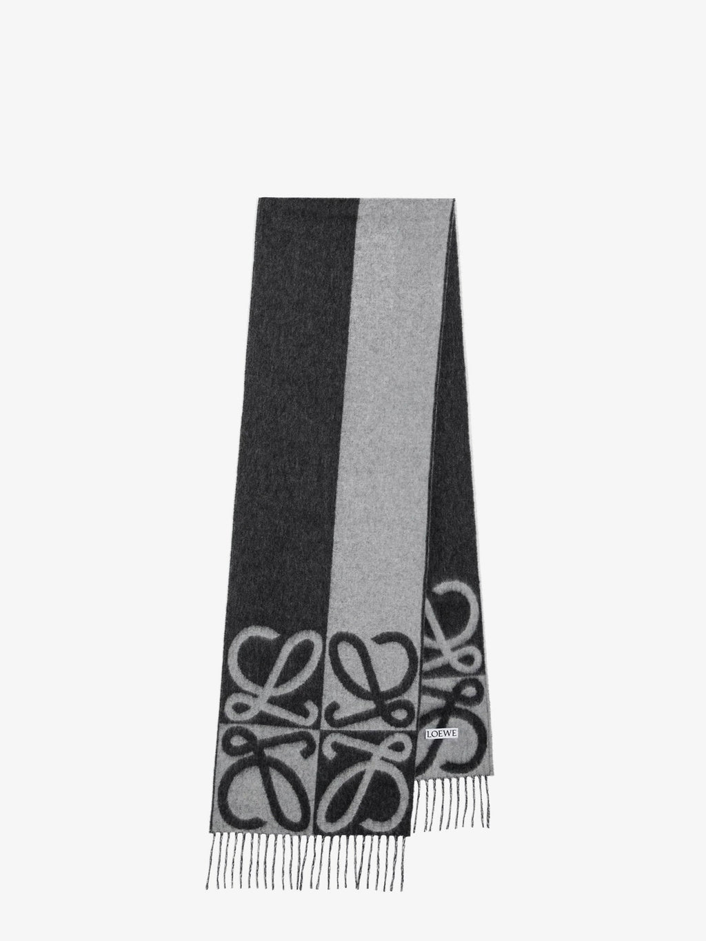 Wool and cashmere blend scarf
