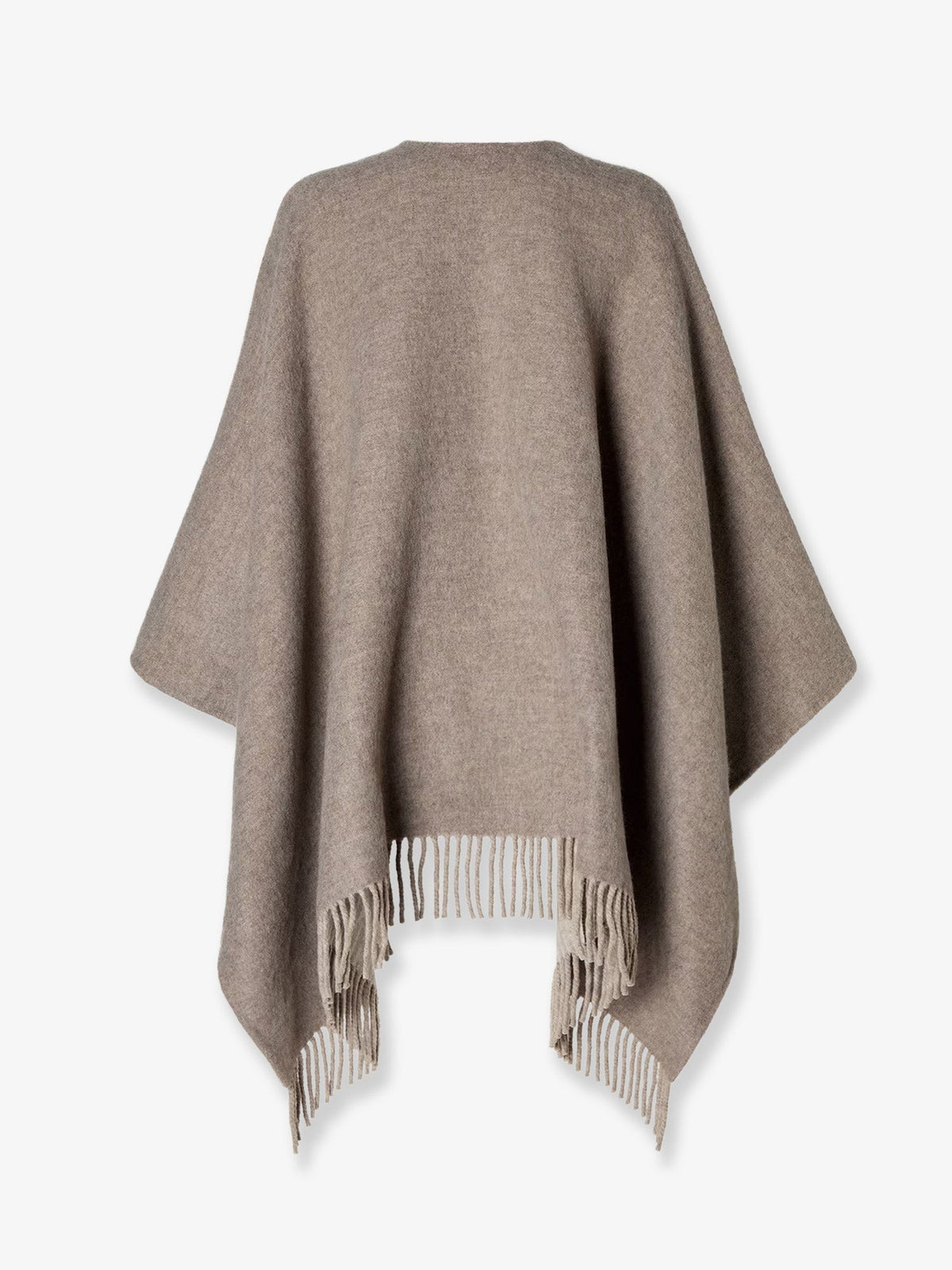 Wool and cashmere cape with FF zucca print 2