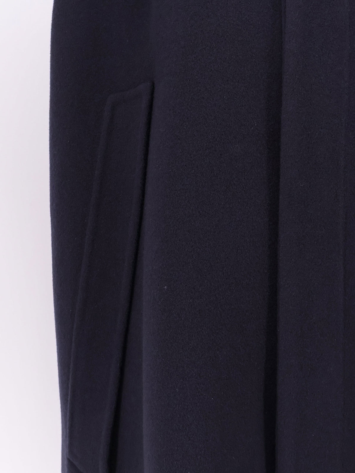 Wool and cashmere cape with Intrecciato leather detail 3