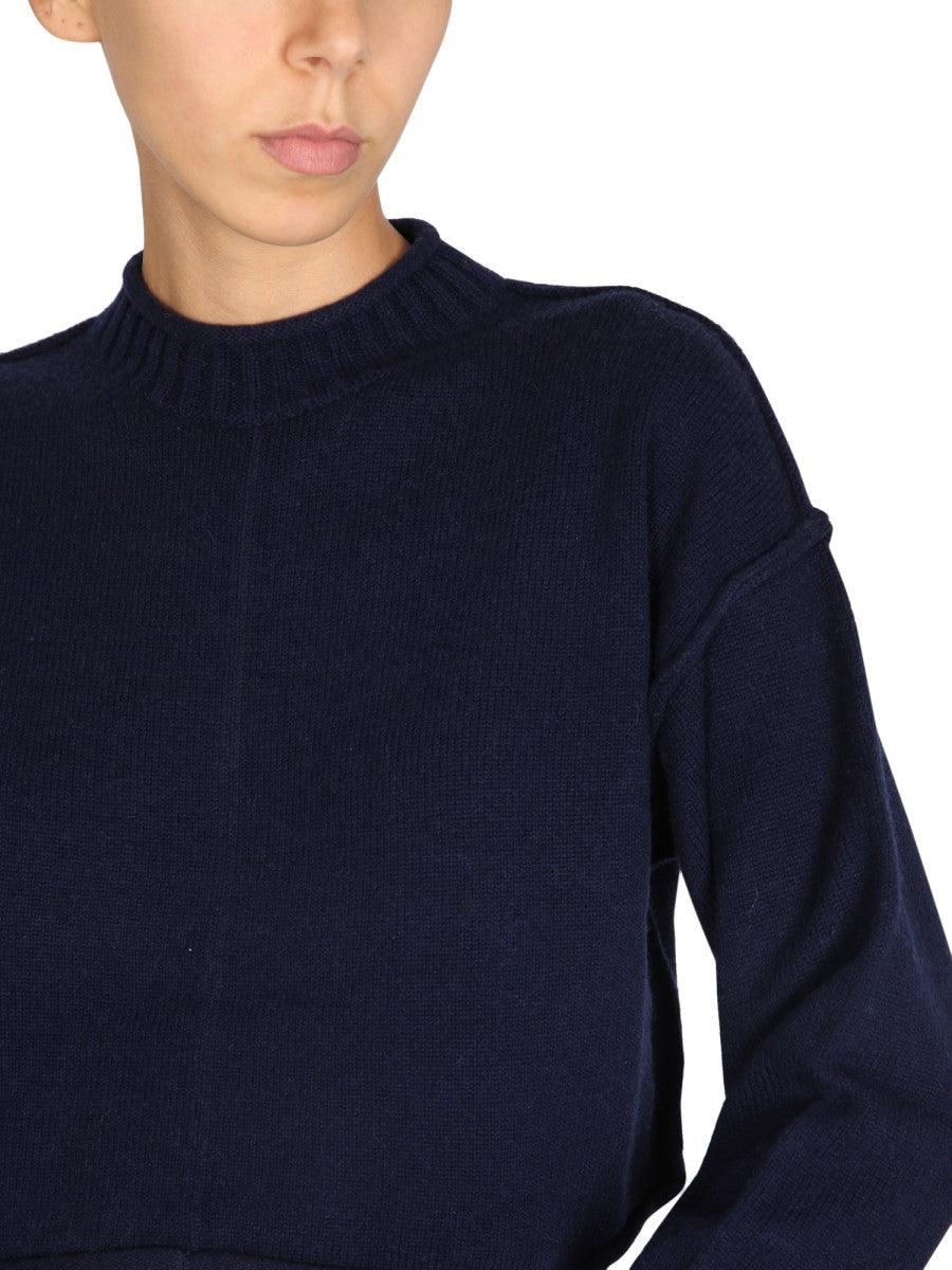 WOOL AND CASHMERE CREW NECK SWEATER 3