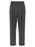 Wool and cashmere pants