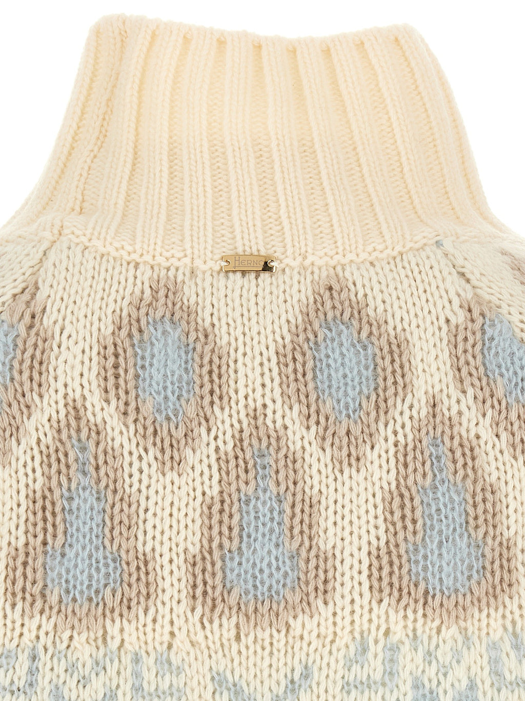 Wool and cashmere sweater with intarsia 5