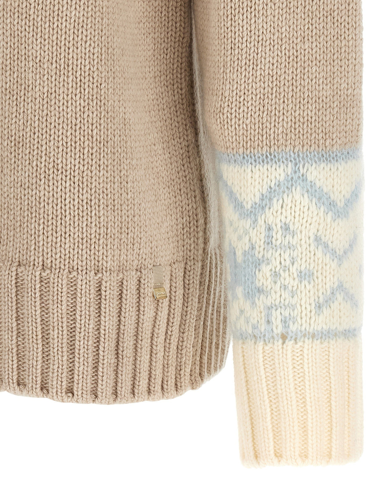 Wool and cashmere sweater with intarsia 4