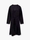 Wool and silk blend coat