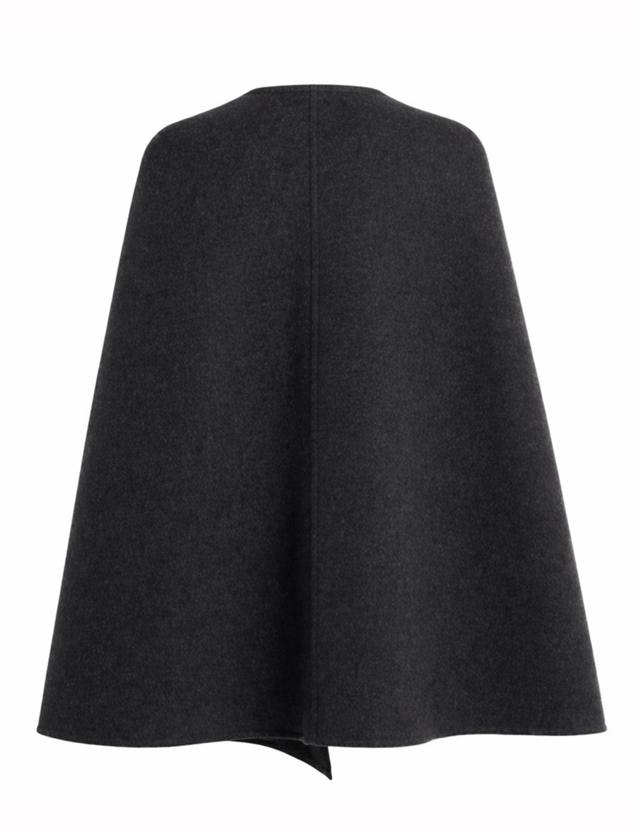 WOOL AND SILK CAPE WITH CLAMP 3