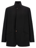Wool blazer with buttons