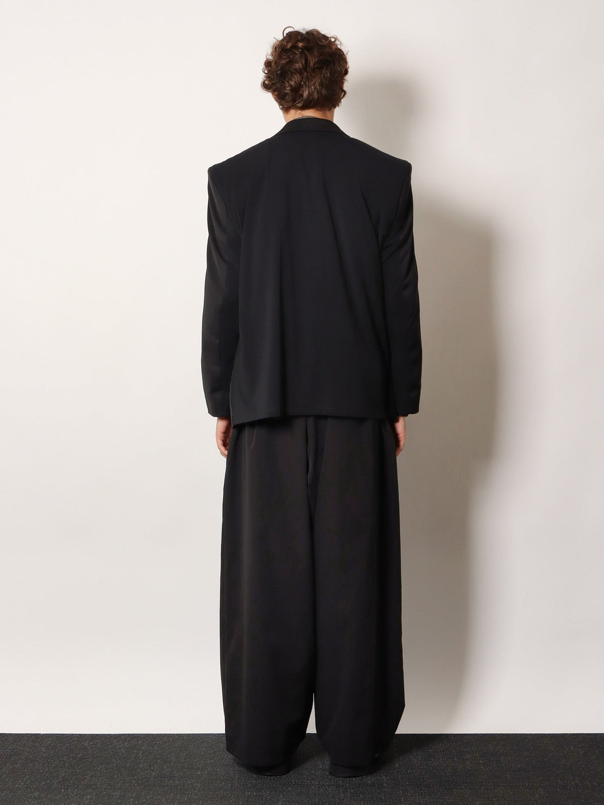 Wool blazer with modal insert 3