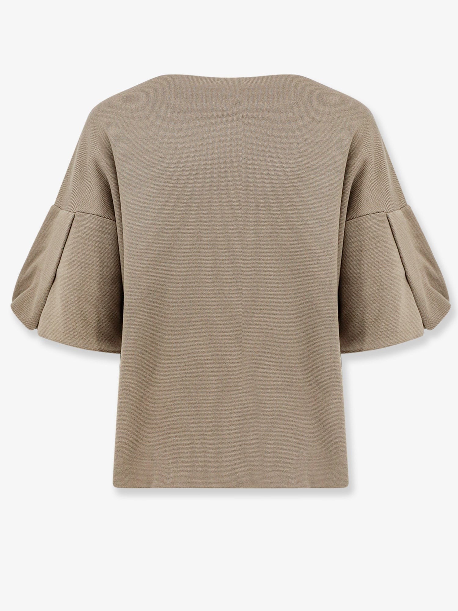Wool blend boat neck sweater 2