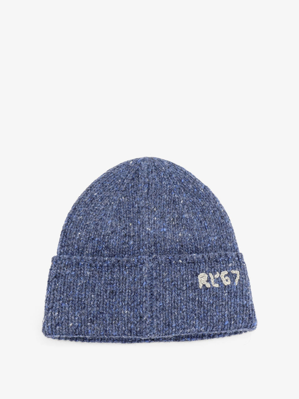 Wool blend hat with logo insert 2