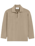 WOOL BLEND POLO SHIRT