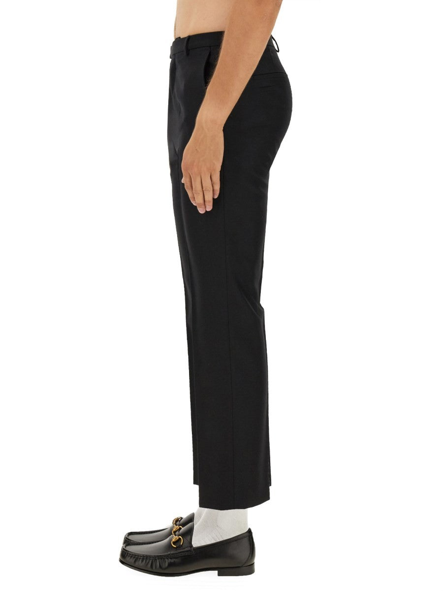 WOOL BLEND TWILL PANTS 3