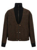 Wool bomber jacket