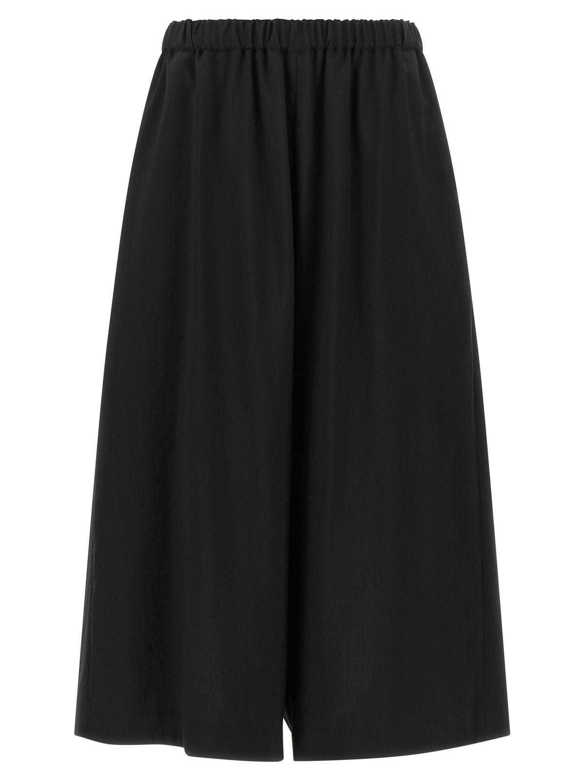Wool culotte pants