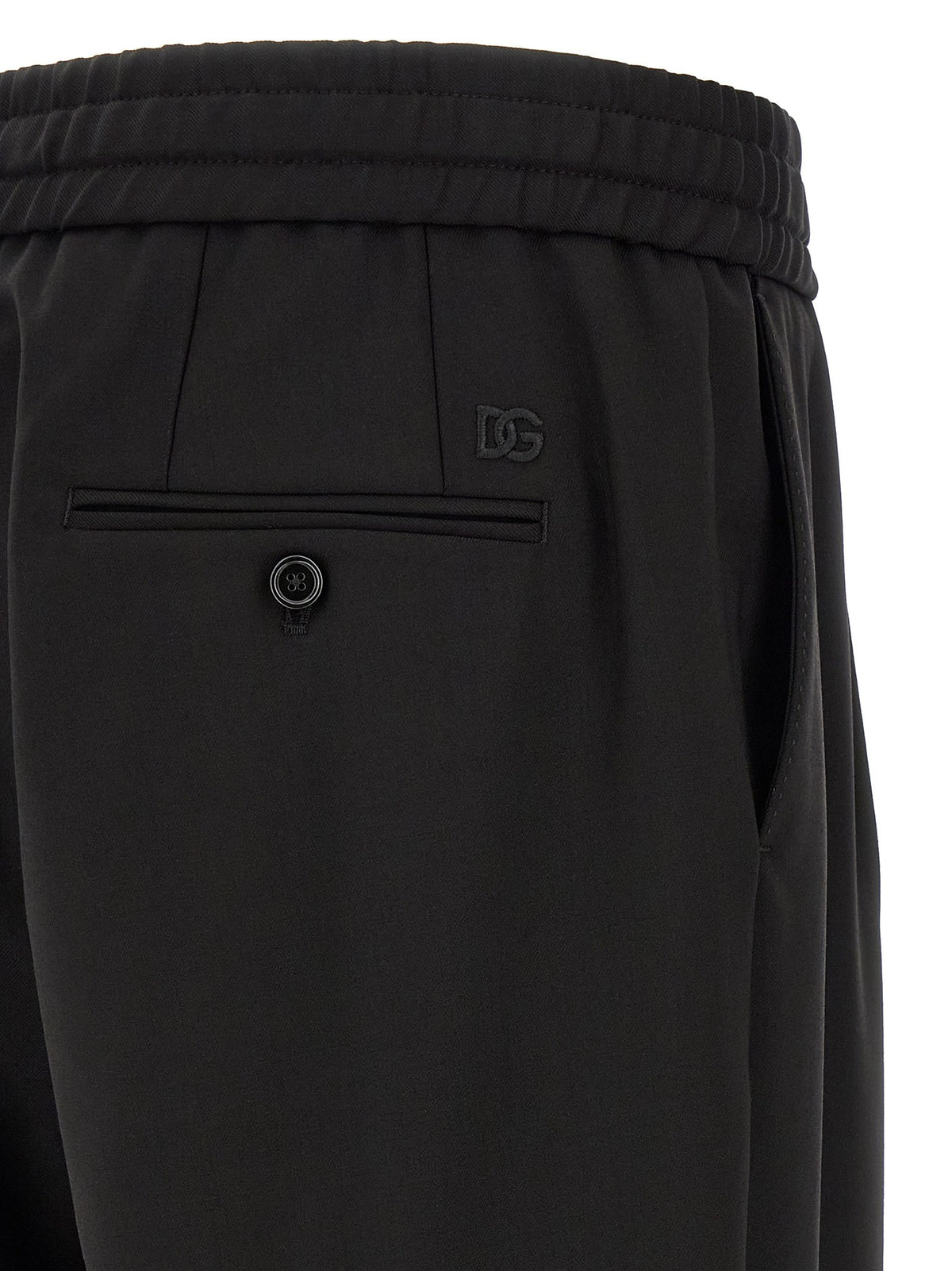 Wool gabardine joggers 4