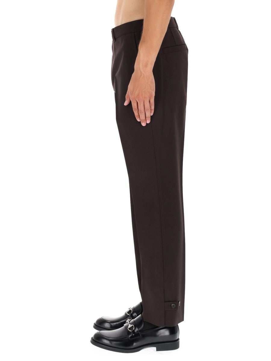 WOOL GABARDINE PANTS 3