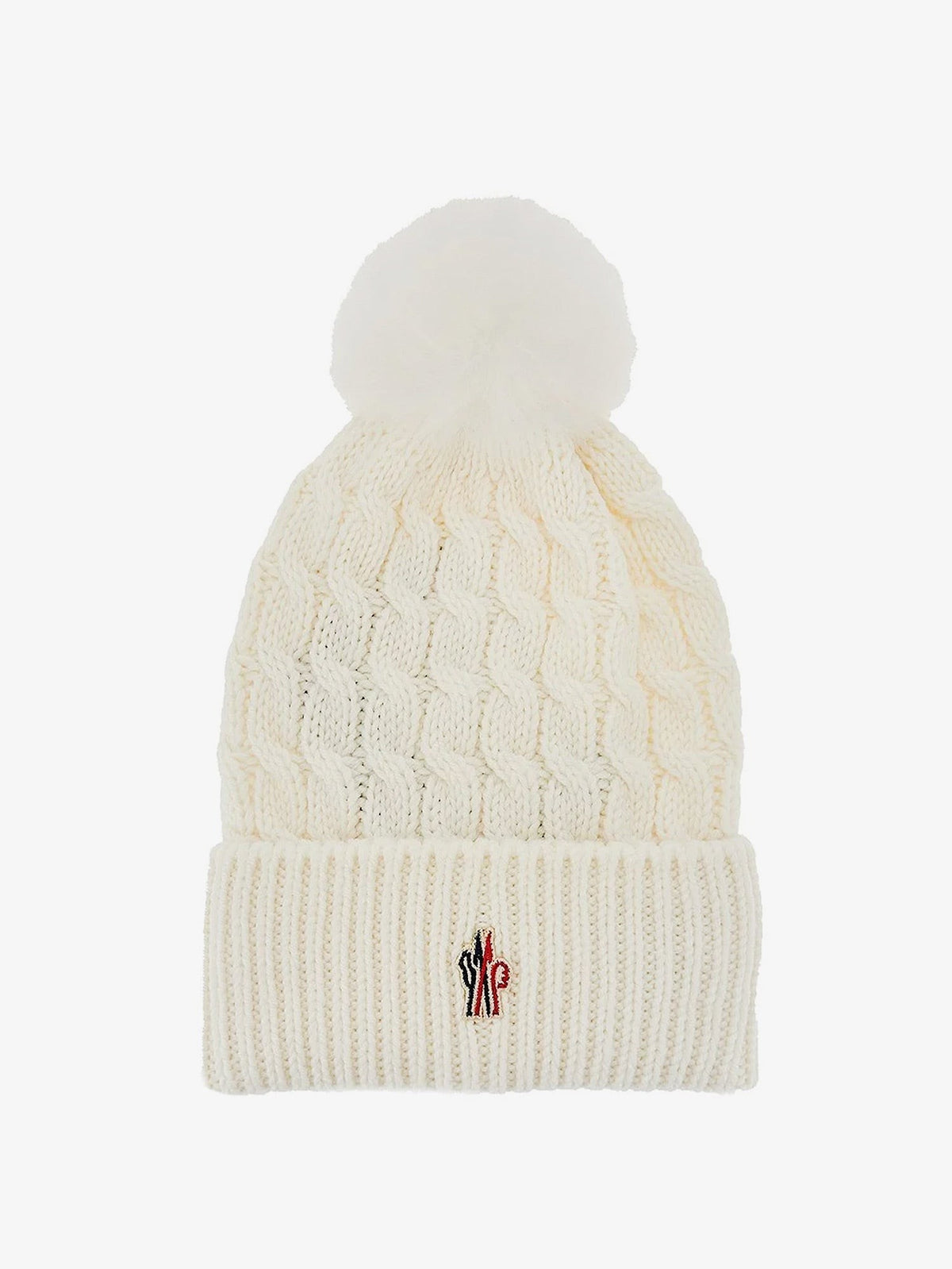 Wool hat with pom-pom
