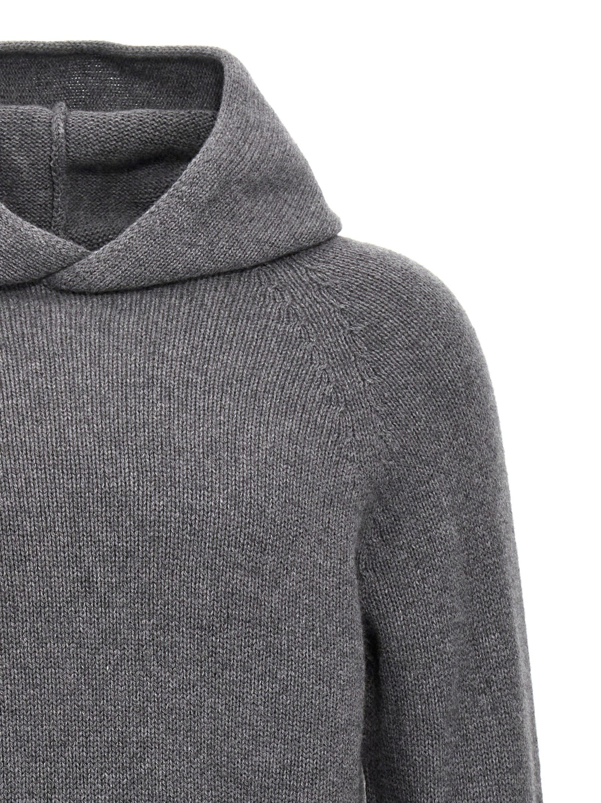 Wool hooded sweater 3