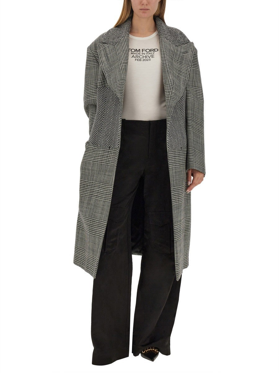 WOOL PATCHWORK COAT 2