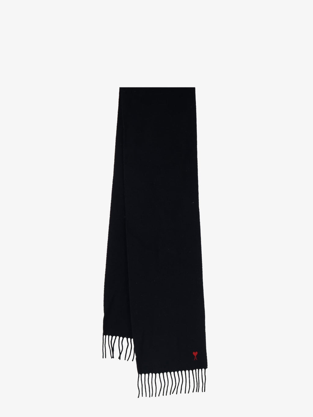 Wool scarf with Ami de Cœur embroidery