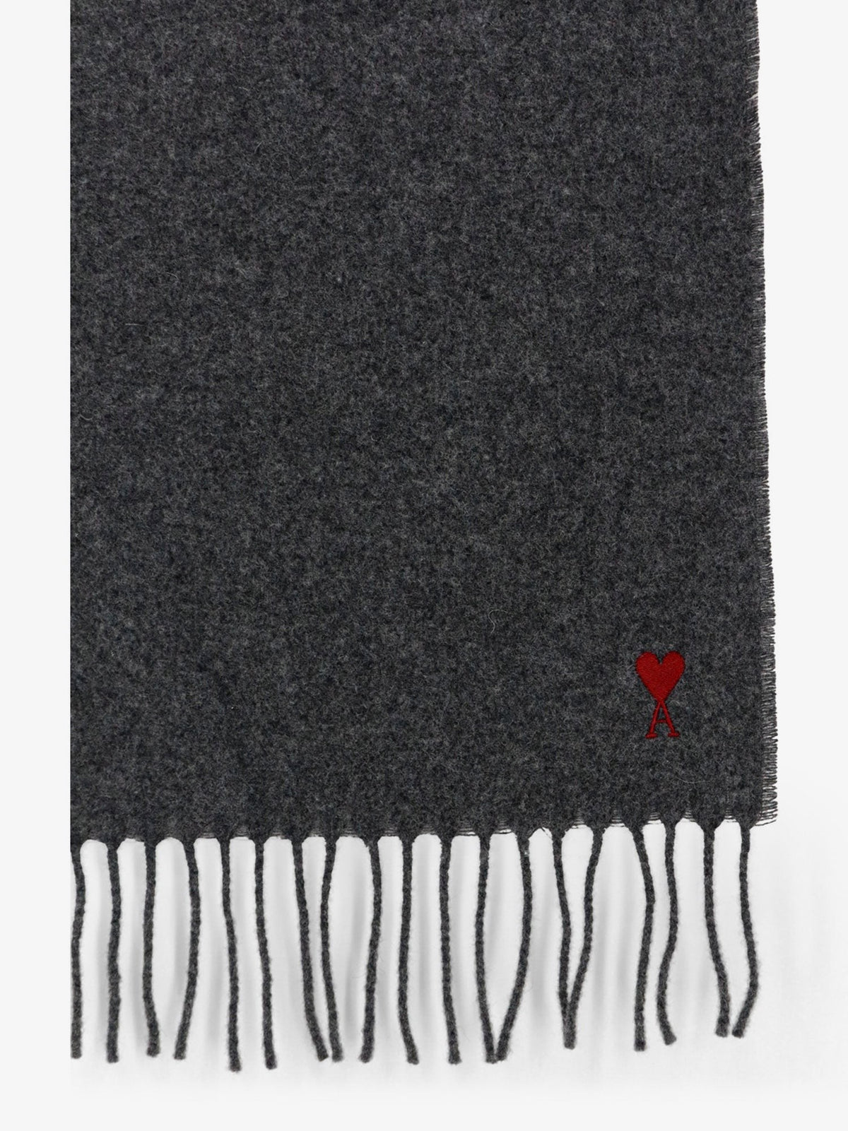 Wool scarf with Ami de Coeur embroidery 2
