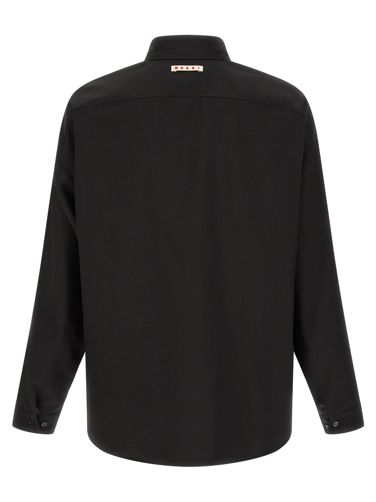 Wool shirt with pocket 2
