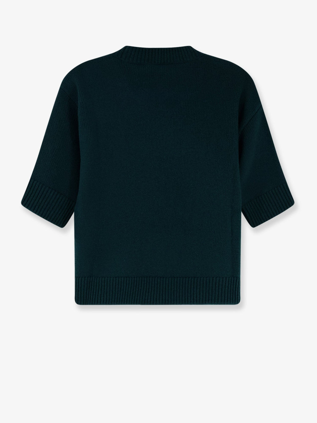 Wool sweater with frontal logo embroidery 2