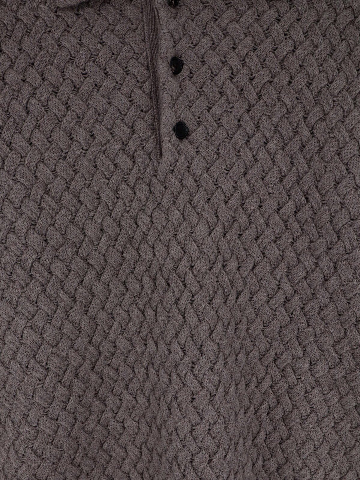 Wool sweater with Intrecciato motif 3