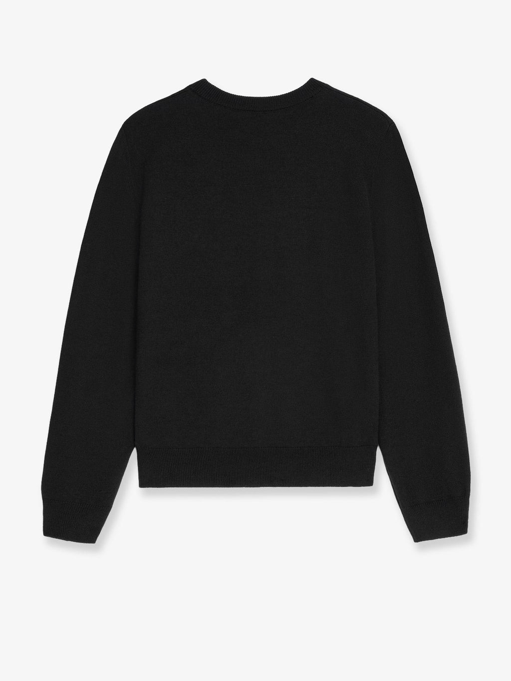 Wool sweater with logo embroidery 2