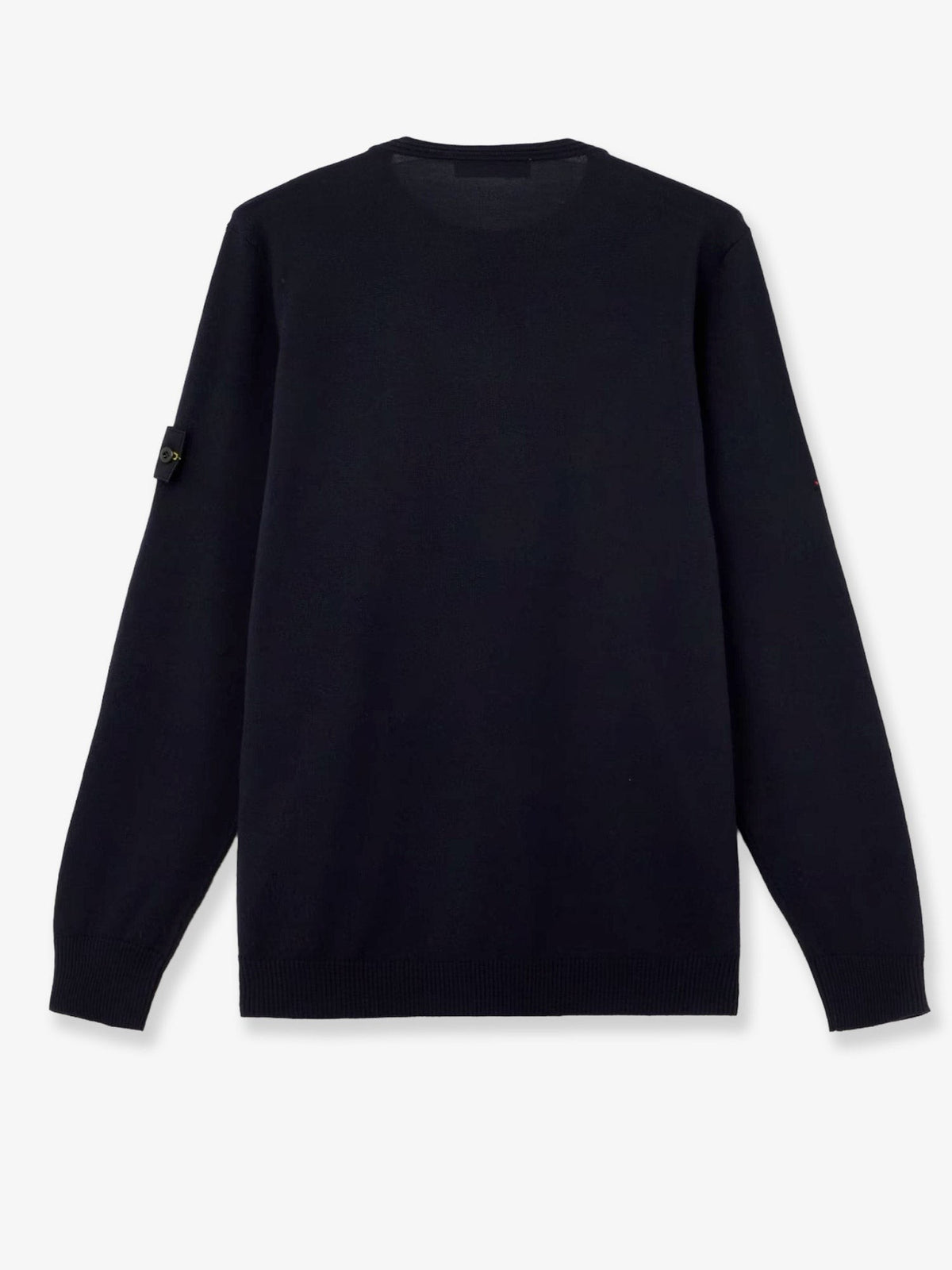 Wool sweater with side logo patch 2