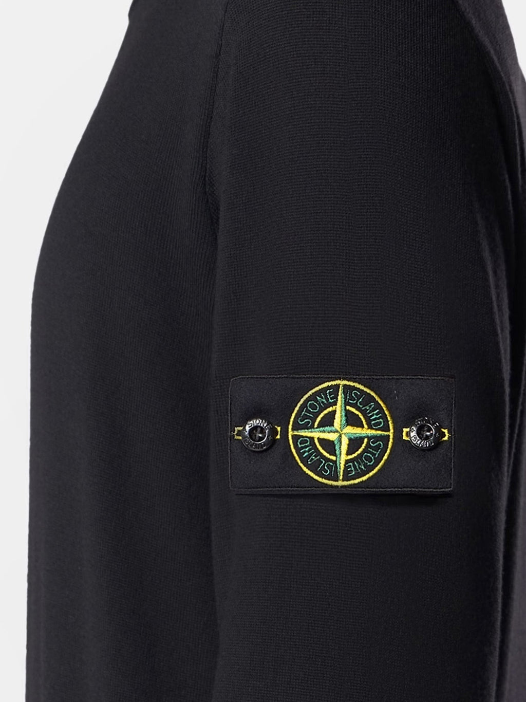 Wool sweater with side logo patch 3