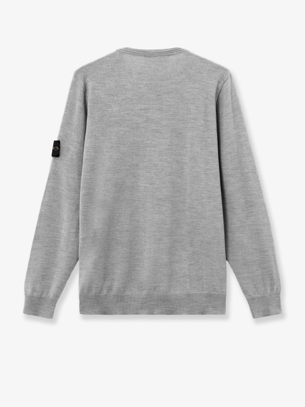 Wool sweater with side logo patch 2