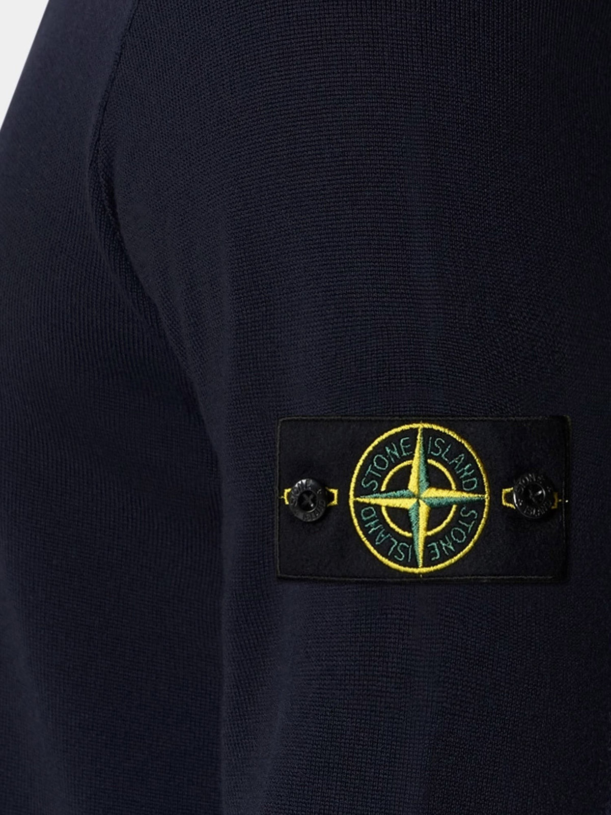 Wool sweater with side logo patch 3
