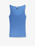 Wool tank top with back logo