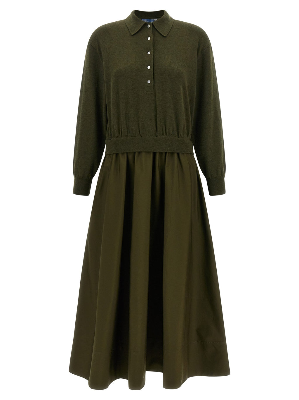 'Woven A-line' dress