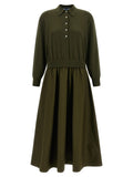 'Woven A-line' dress