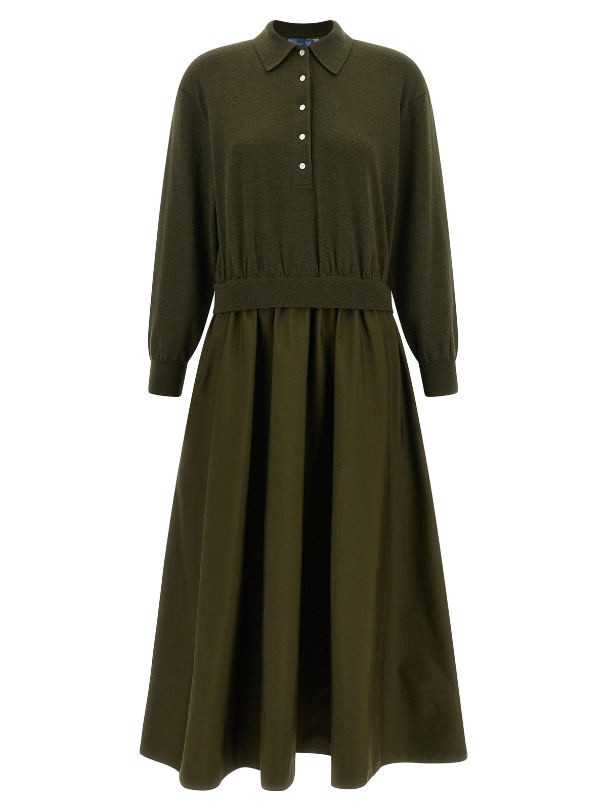 'Woven A-line' dress