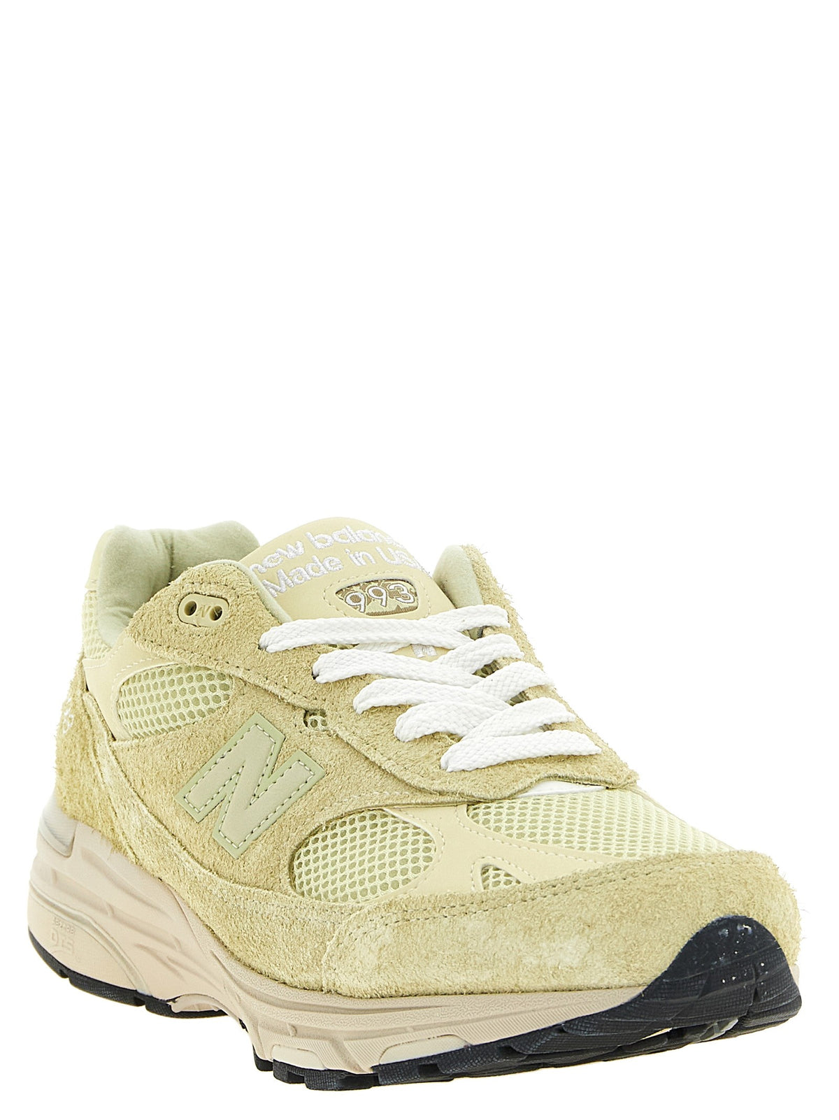 Yellow 'Made in USA 993' sneakers 2