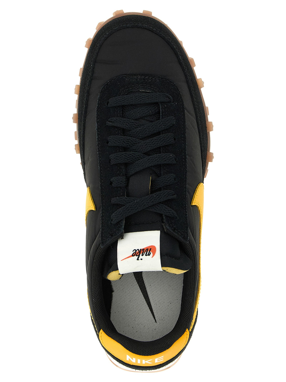 Yellow 'Waffle Racer' sneakers 4