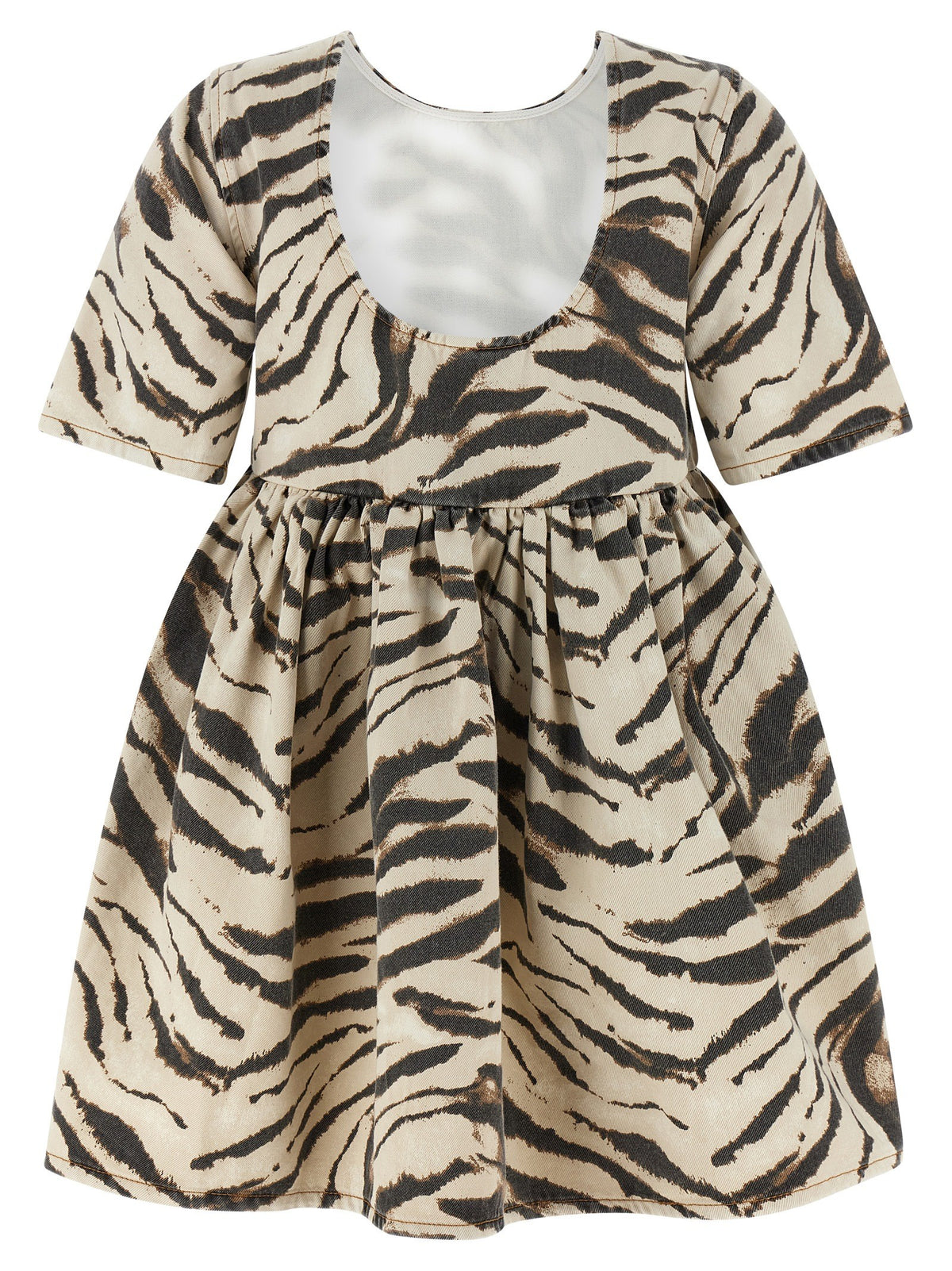 'Zebra Denim' dress 2