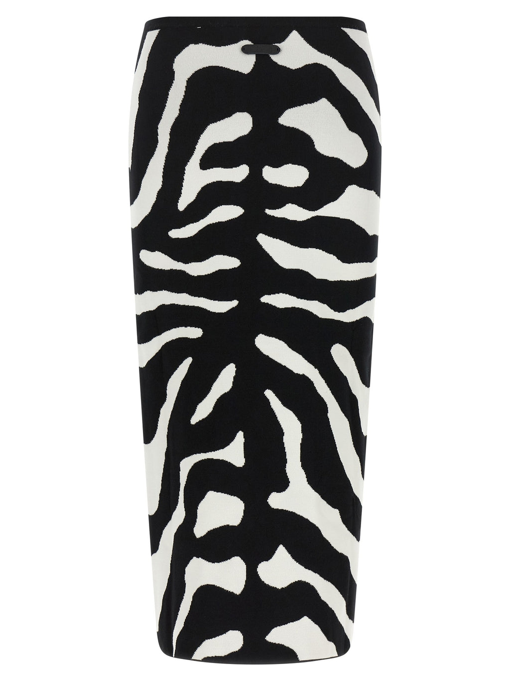 Zebra intarsia skirt 2