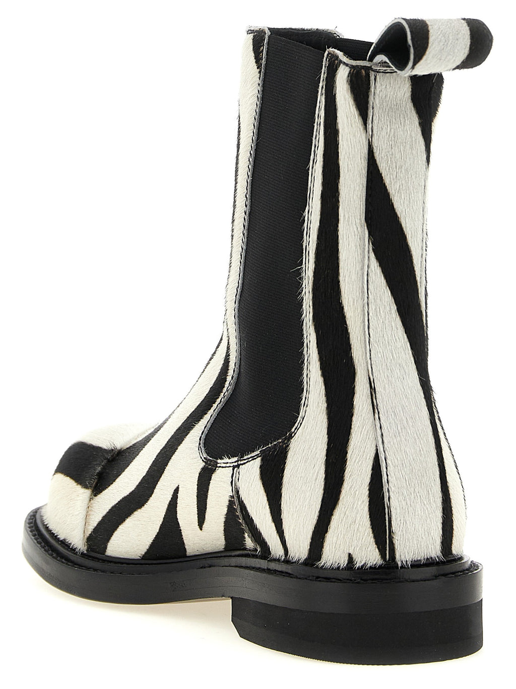 Zebra pony ankle boots 3
