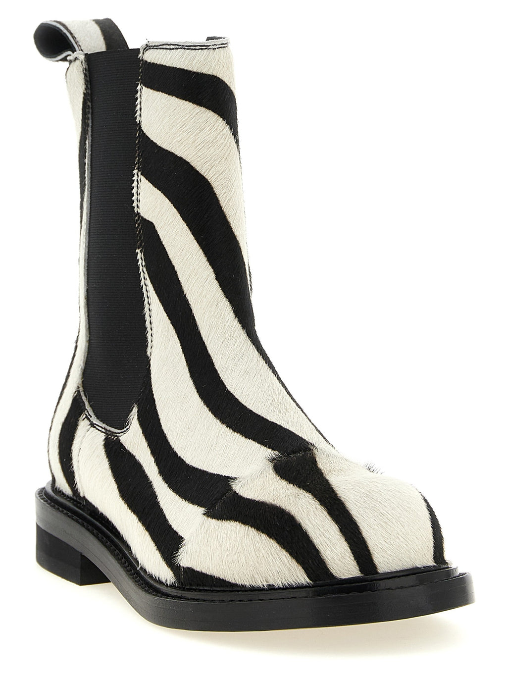 Zebra pony ankle boots 2