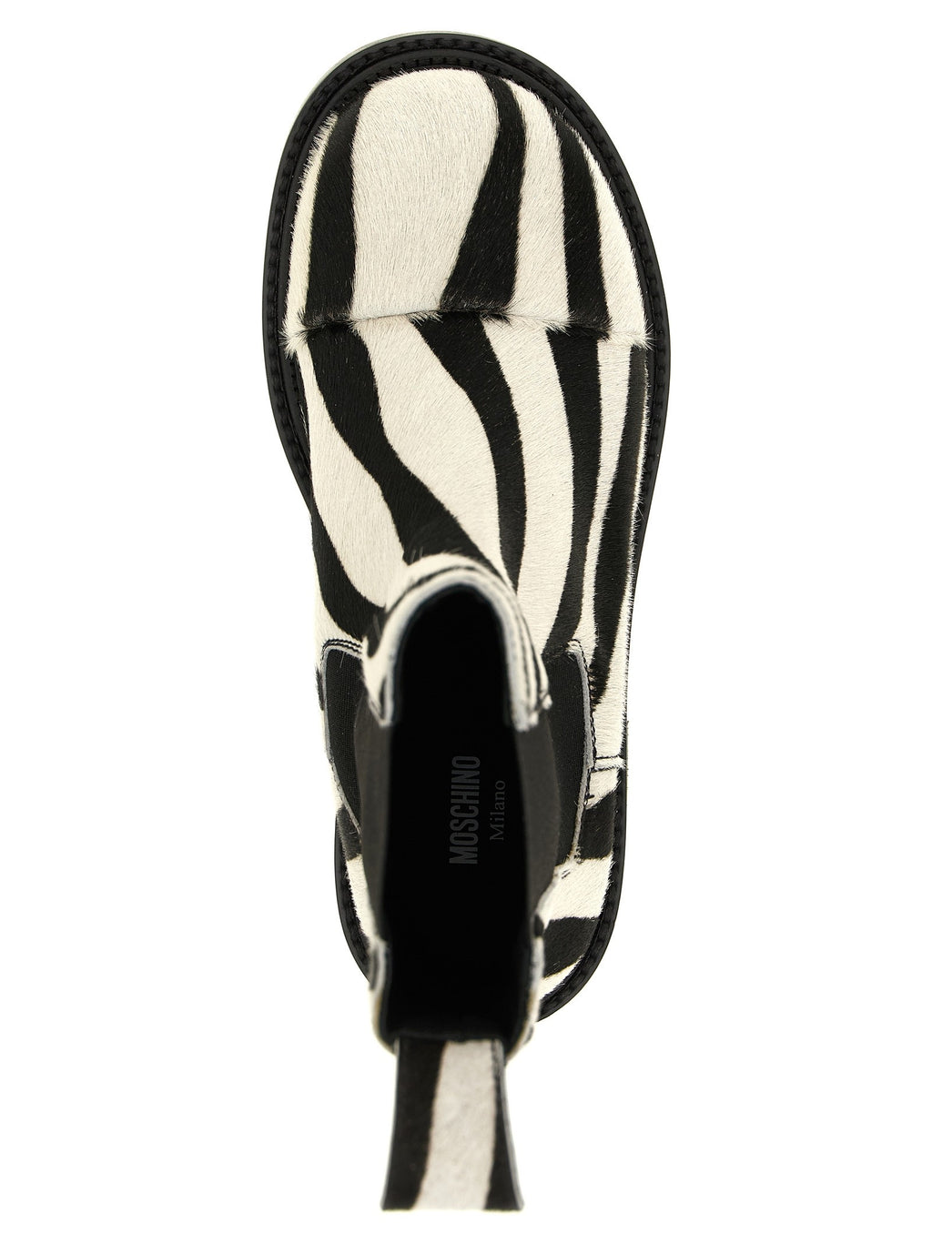 Zebra pony ankle boots 4