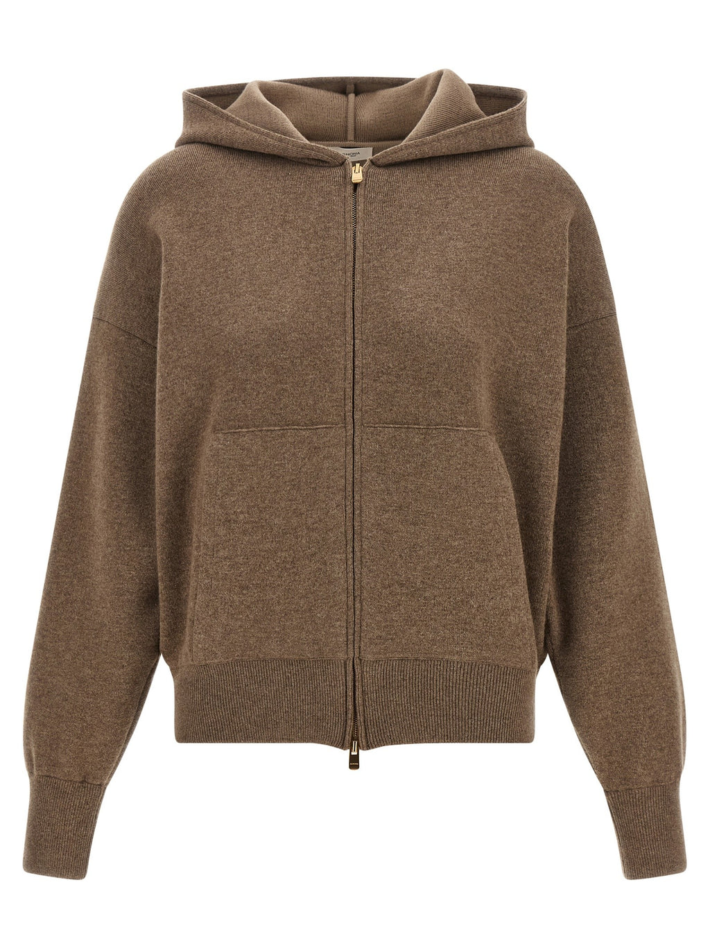 Zipped hooded sweater